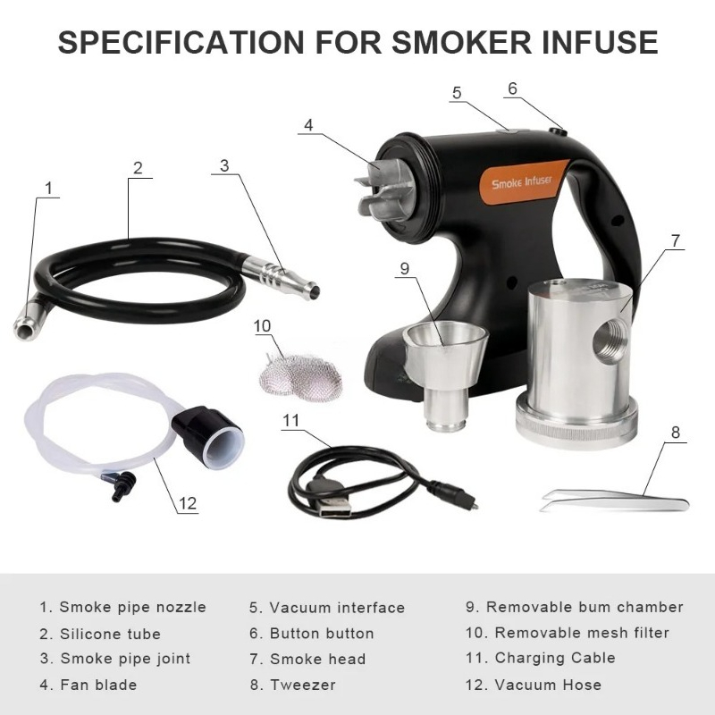 Electric Smoker Bbq - Портативный USB-генератор холодного дыма для копчения