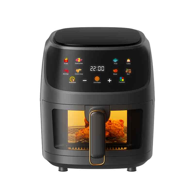 Air Fryer 5L Digital - Цифровая аэрофритюрница 1350 Вт, с прозрачным