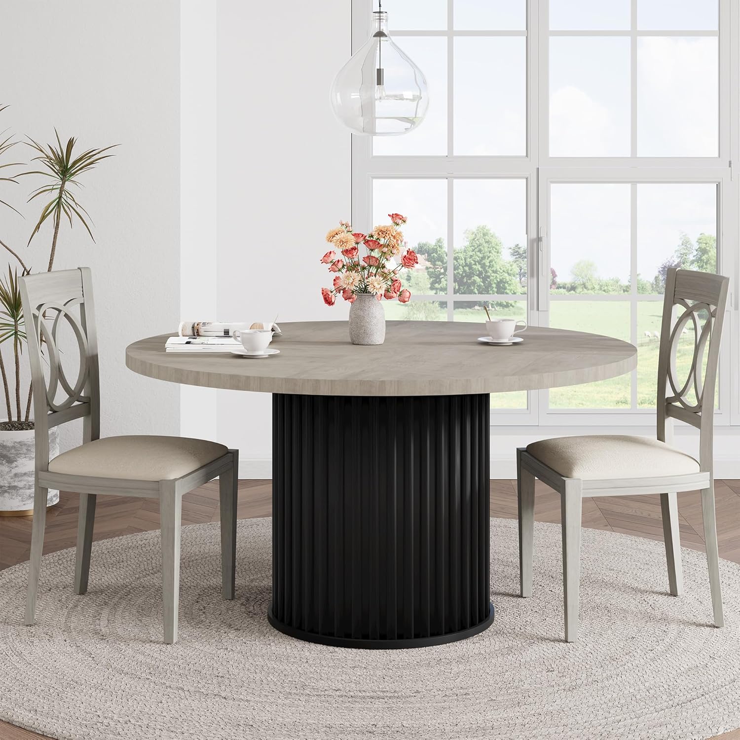 Kitchen Appliances Table - Круглый обеденный стол на 4-6 человек,