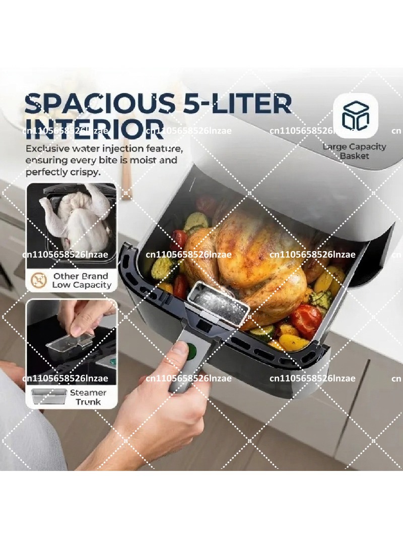 Air Fryer 5L Digital - 5-литровая цифровая фритюрница с мощностью 1450