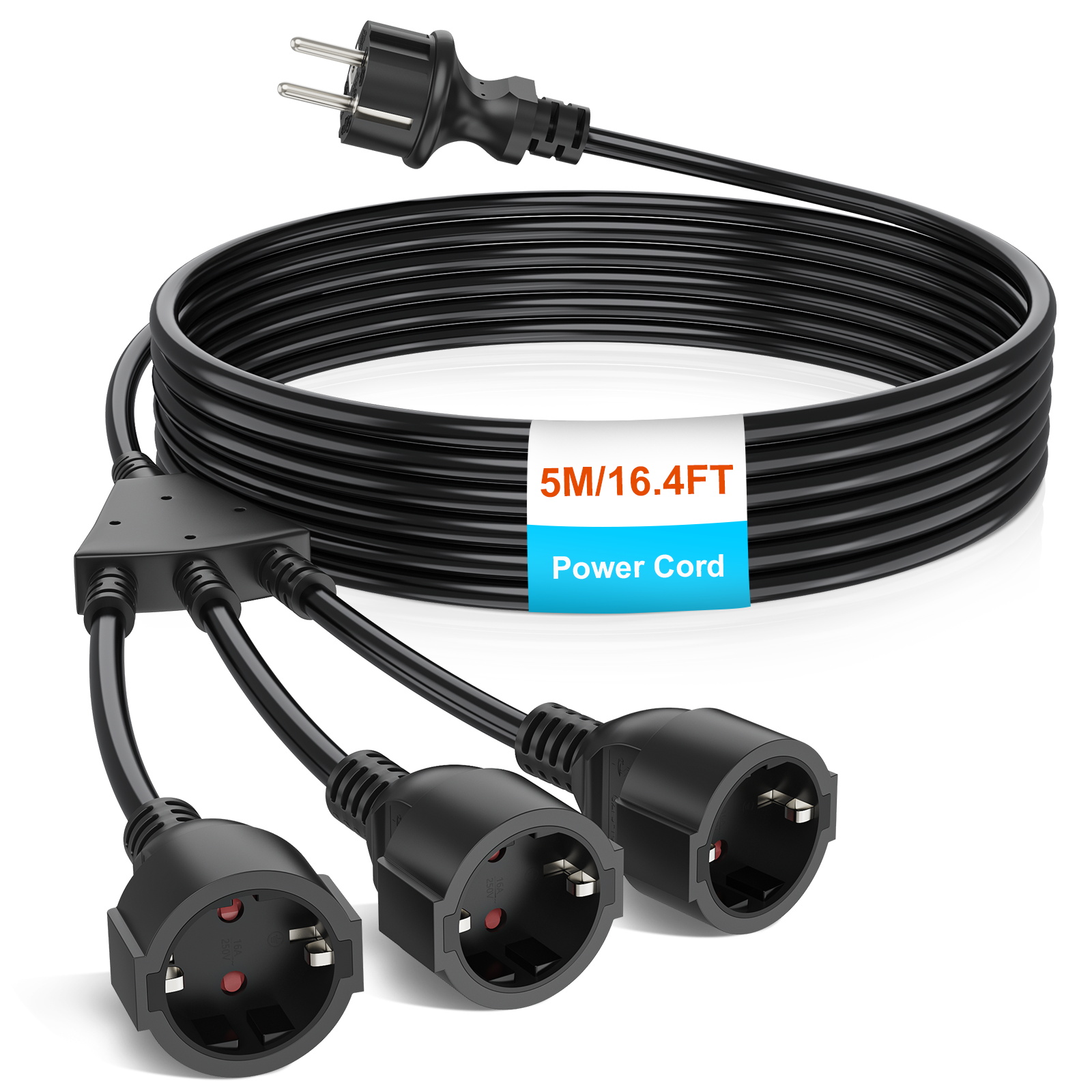 Kitchen Appliances Extension Cord - Удлинитель-разветвитель Eu Pull Ring Plug, 4000