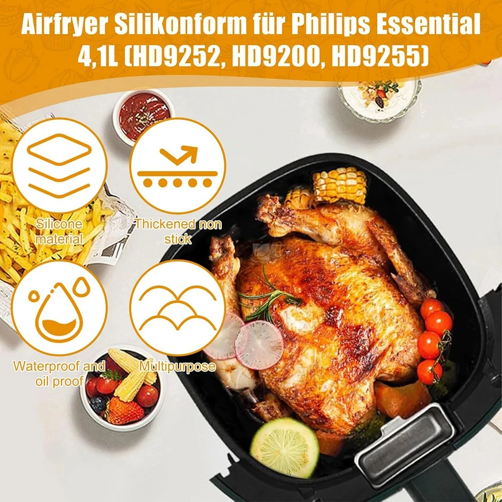 Силиконовая форма для аэрофрит – обзор и цена Air Fryer 5L Digital