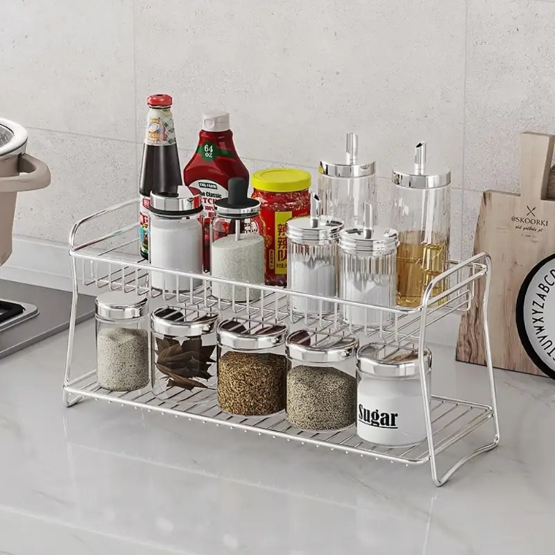 2-уровневая стойка для хранени – обзор и цена Kitchen Appliances Table