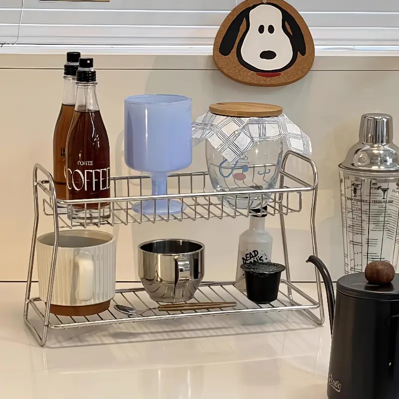 2-уровневая стойка для хранени – обзор и цена Kitchen Appliances Table