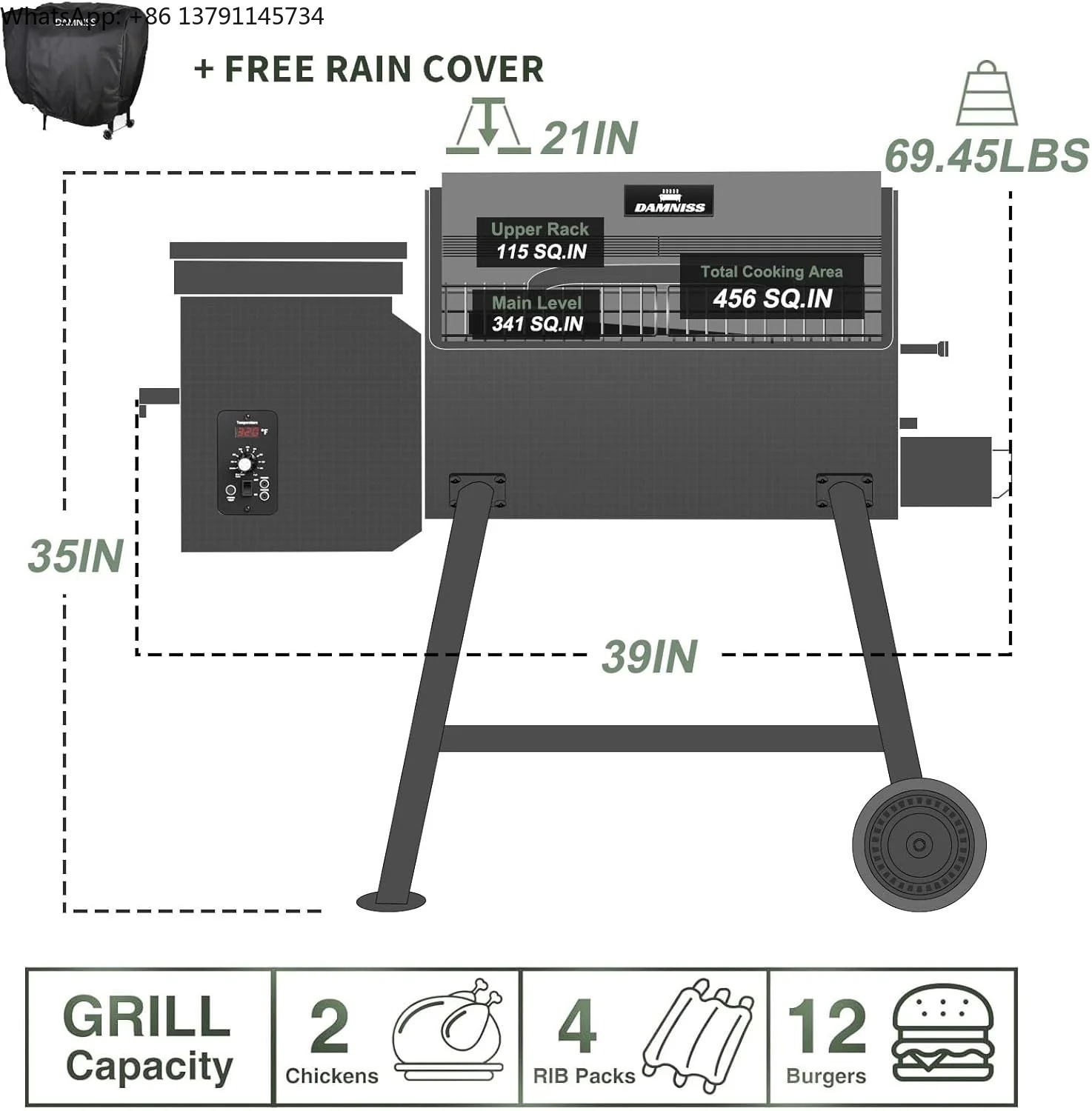 Электрический гриль-коптильня  – обзор и цена Electric Smoker Bbq
