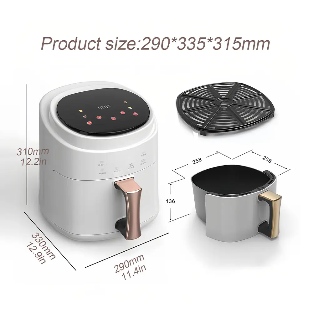 Цифровые аэрофритюрницы 2800 В – обзор и цена Air Fryer 5L Digital