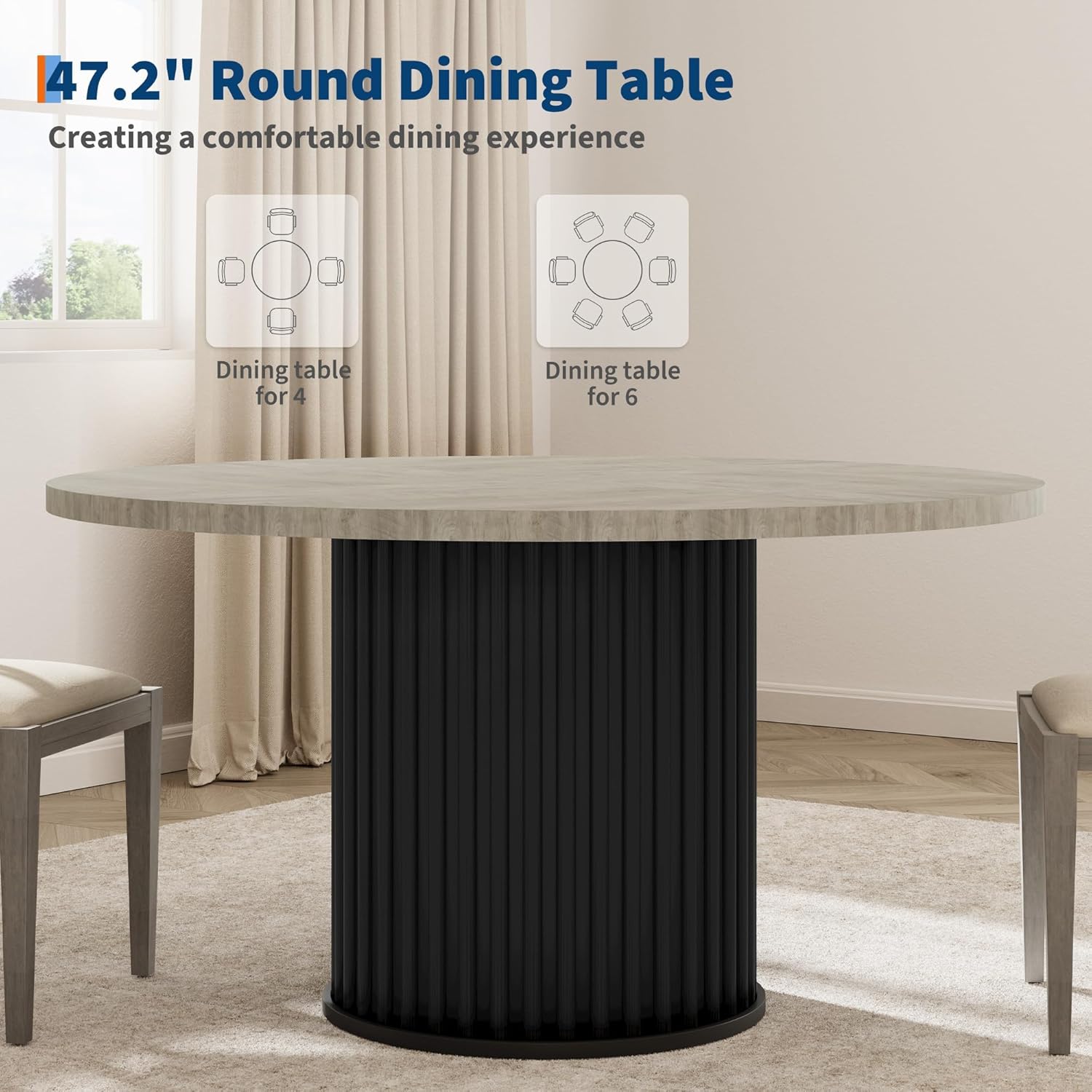 Круглый обеденный стол на 4-6  – обзор и цена Kitchen Appliances Table