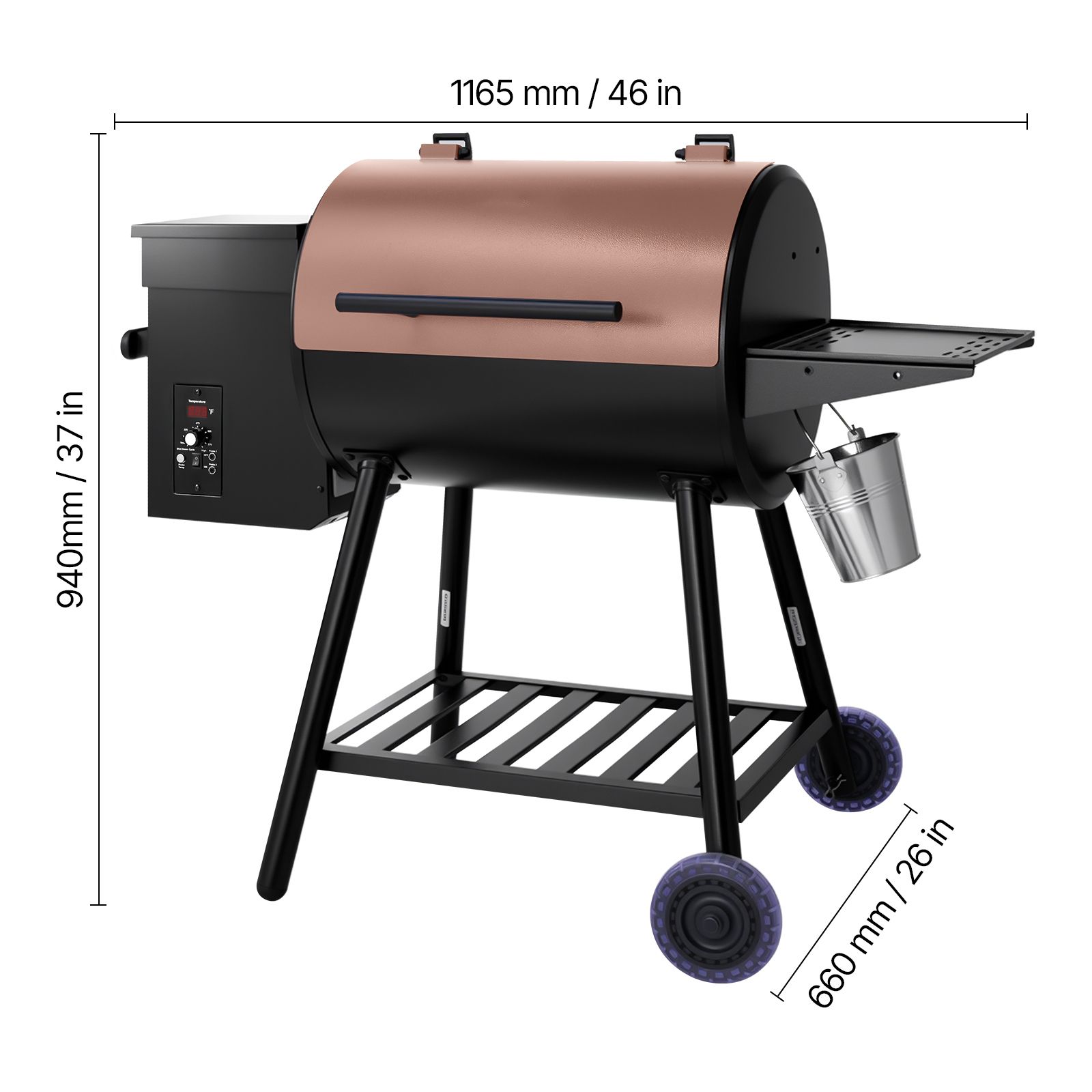 Гриль-коптильня на древесных п – обзор и цена Electric Smoker Bbq