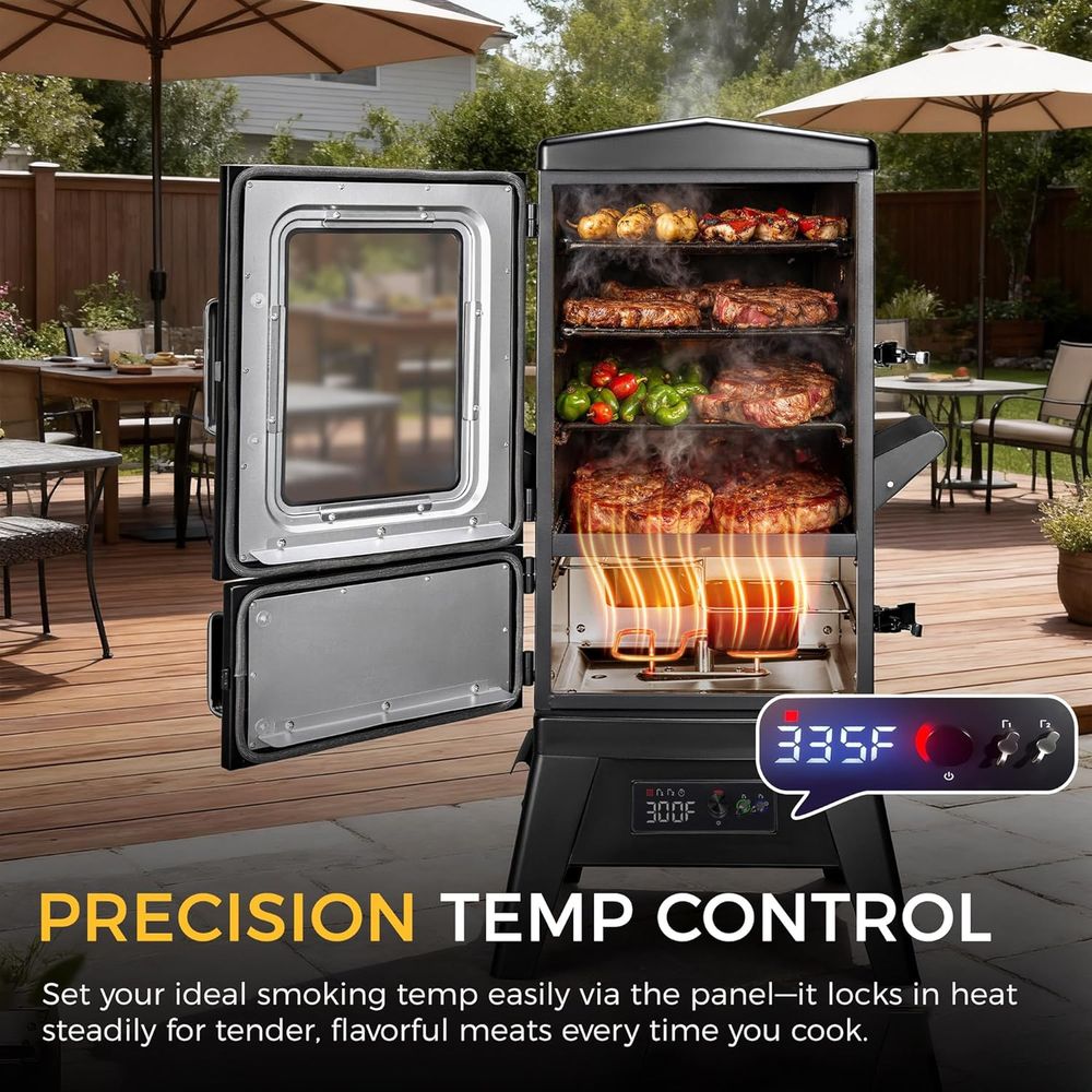 Электрический гриль-коптильня  – обзор и цена Electric Smoker Bbq
