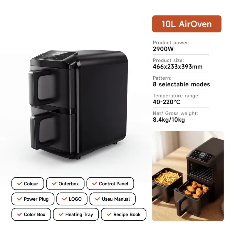 Для двухсекционной аэрофритюрн – обзор и цена Air Fryer 5L Digital