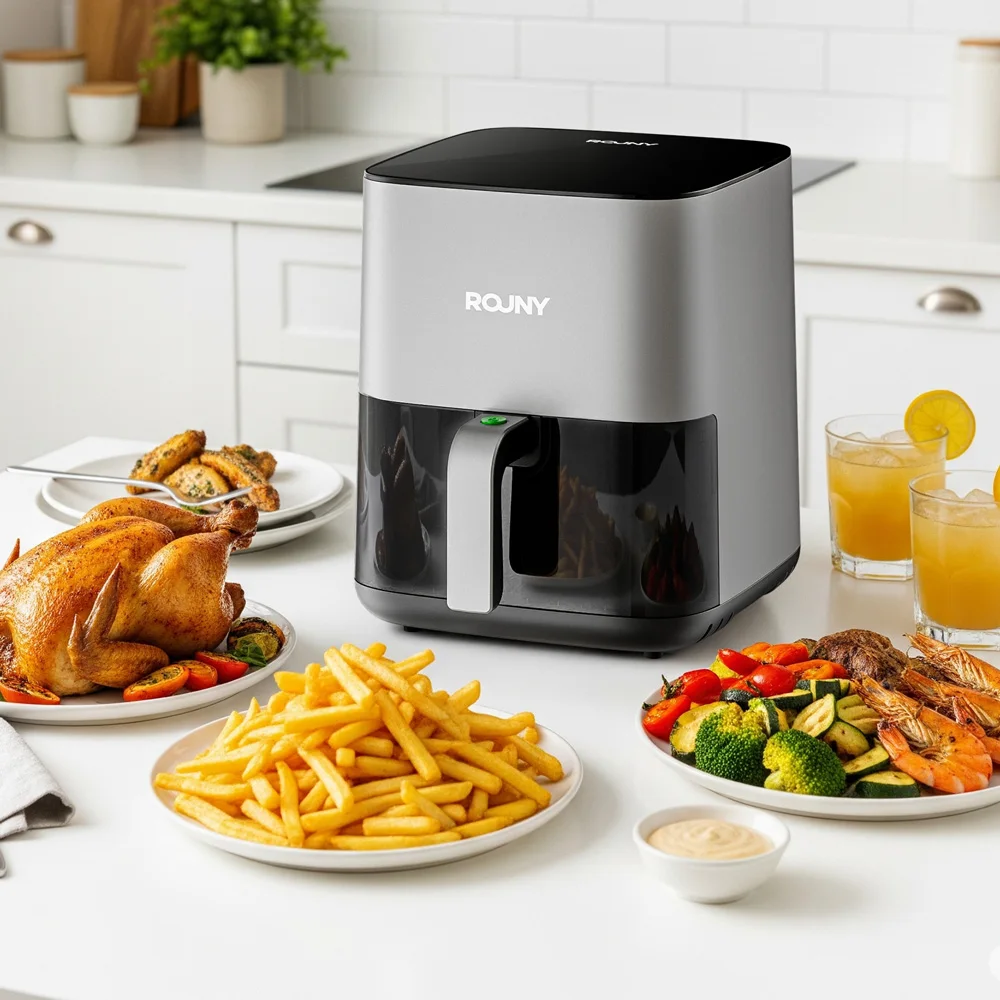 Цифровая аэрофритюрница с окош – обзор и цена Air Fryer 5L Digital