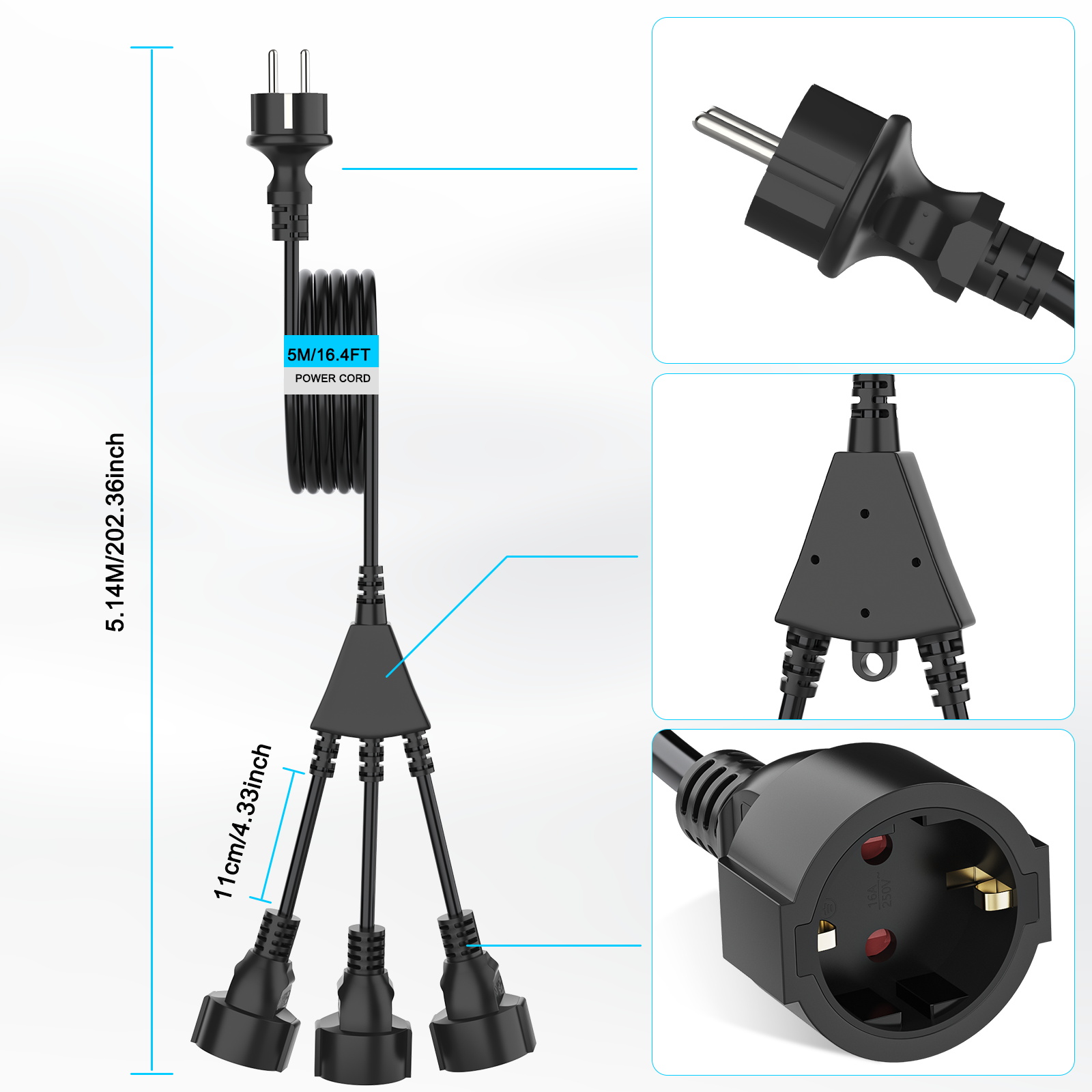 Удлинитель-разветвитель Eu Pul – обзор и цена Kitchen Appliances Extension Cord