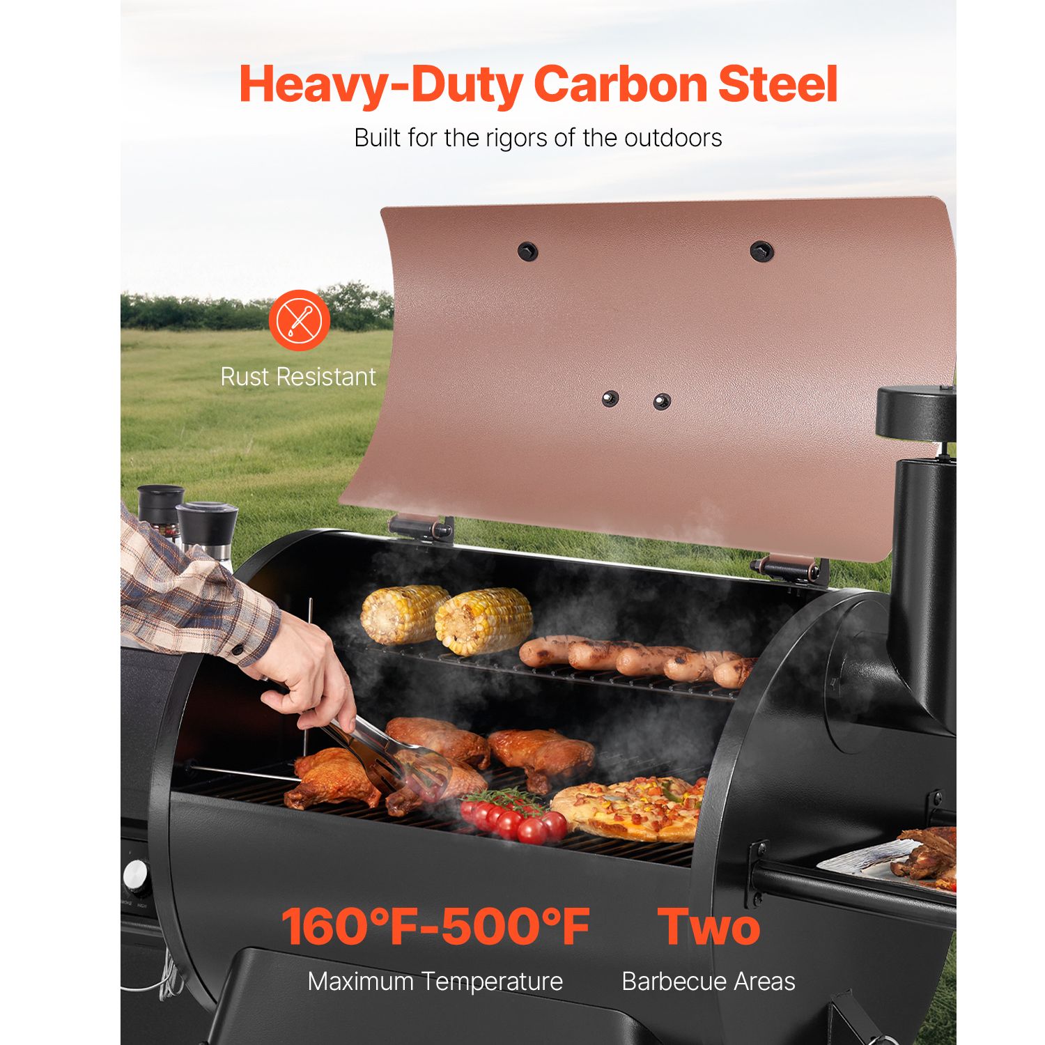 Гриль-коптильня на древесных п – обзор и цена Electric Smoker Bbq